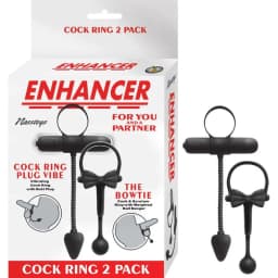 Enhancer Cockring 2pk Black, image 1