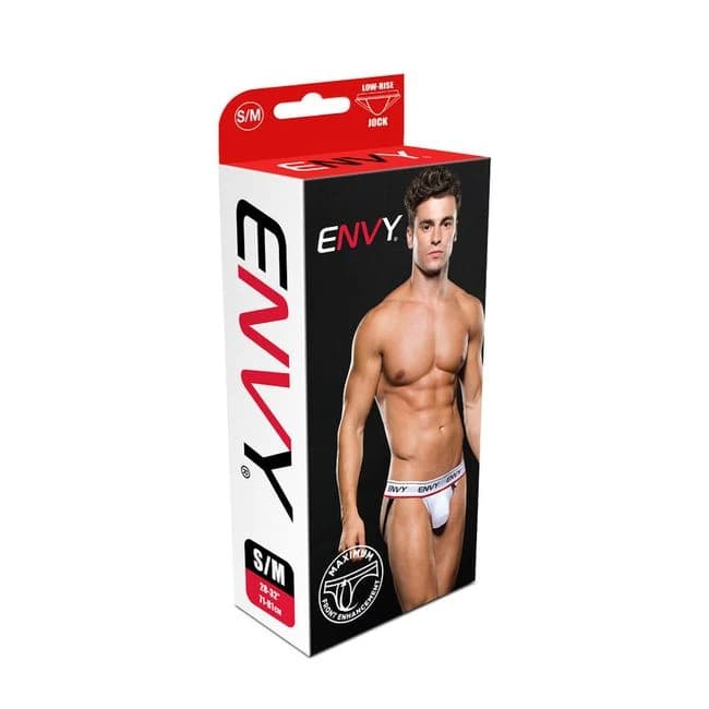 Envy Low-rise Jock White S/m - Image 1