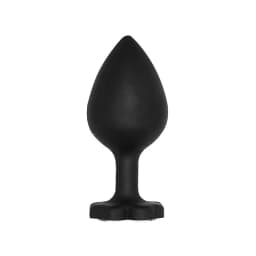 Extra Large Lucky Diamond Butt Plug Black, image 4