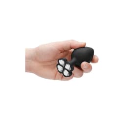 Extra Large Lucky Diamond Butt Plug Black, image 6