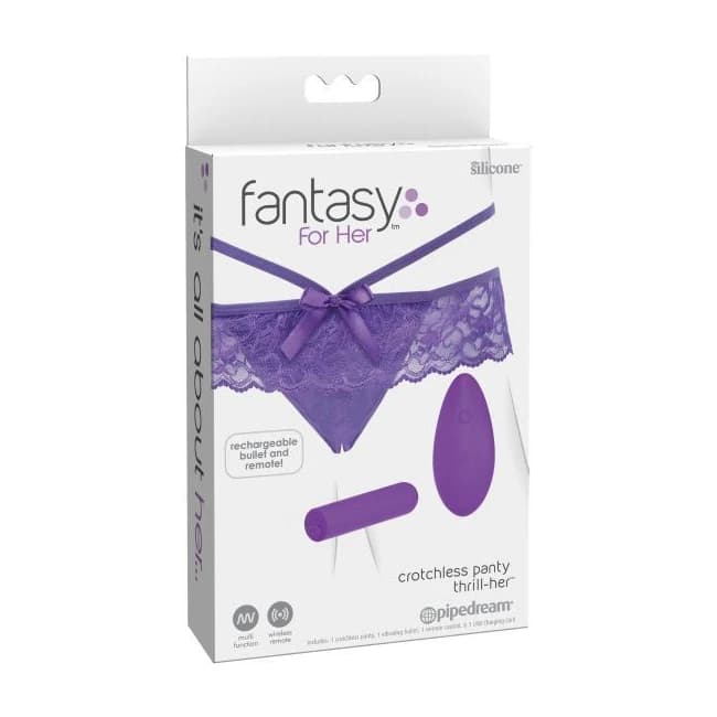 Fantasy for Her Crotchless Panty Thrill-her - Image 1