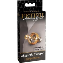Fetish Fantasy Gold Magnetic Clamps, image 1