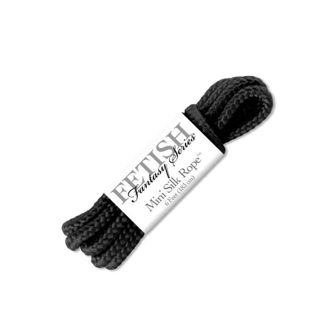 Fetish Fantasy Mini Silk Rope Black - Image 1