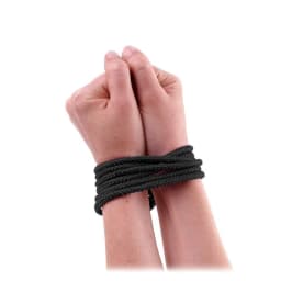 Fetish Fantasy Mini Silk Rope Black, image 4