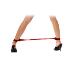 Fetish Fantasy Silk Rope Love Cuffs Red, image 5