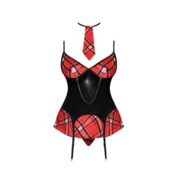 Flirty Freshman Red Plaid S/M, image 5