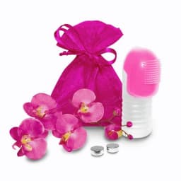 Fuzu Vibrating Finger Massager Neon Pink, image 1