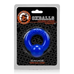 Gauge Cockring Oxballs Police Blue, image 4