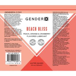 Gender X Beach Bliss Flavored Lube 4 Oz - Image 4