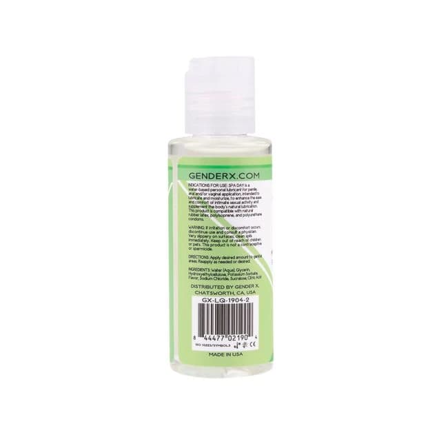 GENDER X SPA DAY FLAVORED LUBE 2 OZ  - Image 1