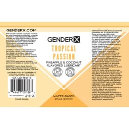 GENDER X TROPICAL PASSION LUBE FLAVORED 2 OZ  - Image 4