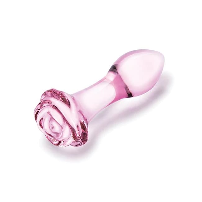 Glas 3pc Rosebud Butt Plug Set - Image 3