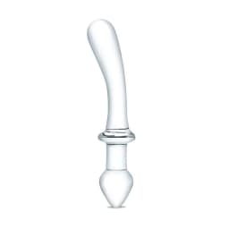 Glas 9 Classic Curved Dual- Ended Dildo ", image 2