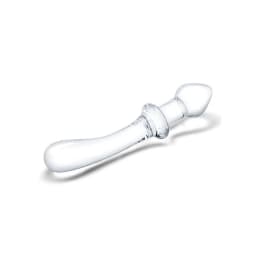 Glas 9 Classic Curved Dual- Ended Dildo ", image 3