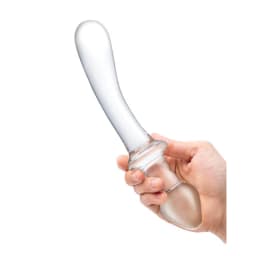 Glas 9 Classic Curved Dual- Ended Dildo ", image 4