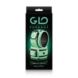 Glo Bondage Ankle Cuffs Green, image 2
