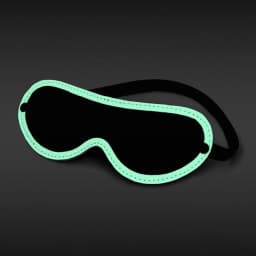 Glo Bondage Blindfold Green, image 3