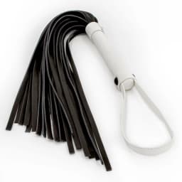 Glo Bondage Flogger Green, image 1