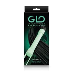 Glo Bondage Flogger Green, image 3