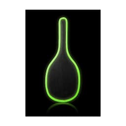 Glow Round Paddle Glow in the Dark - Image 1