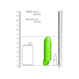 Glow Smooth Thick Stretchy Penis Sheath, image 6