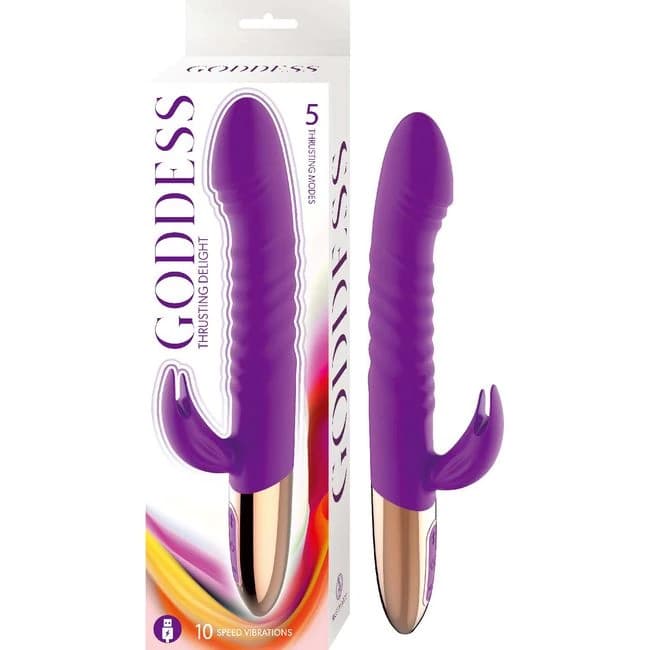 Goddess Thrusting Delight Purple - Image 1