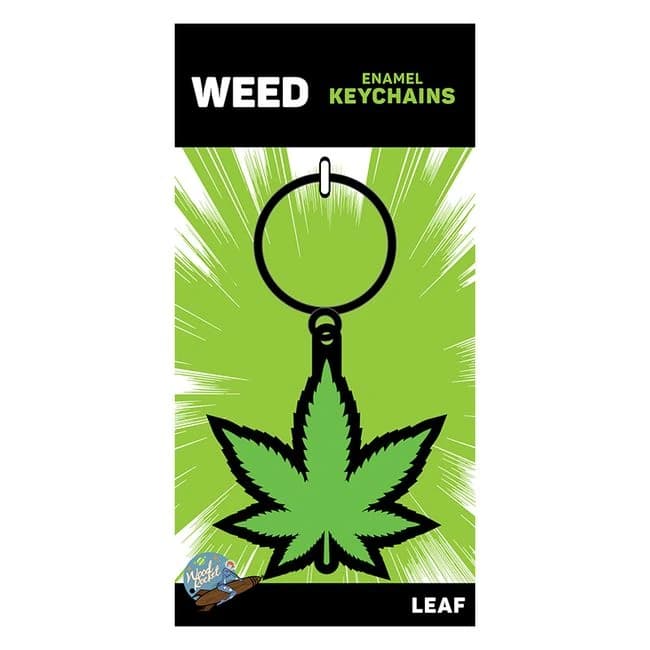 Green Leaf Keychain (net) - Image 1
