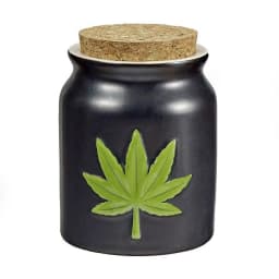 Green Leaf Stash Jar - Image 2
