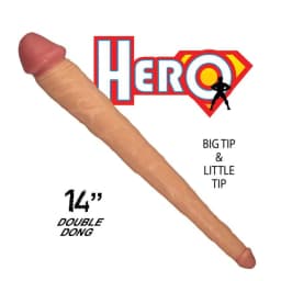 Hero 14in Double Dong White - Image 4