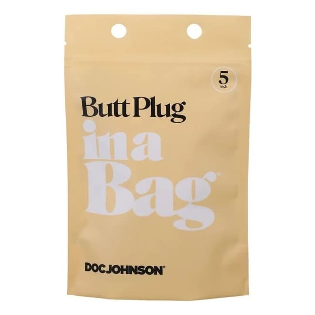 IN A BAG BUTT PLUG 5 BLACK " - Image 1