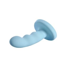 Jaspar 6in Silicone Dildo Blue, image 2