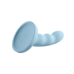 Jaspar 6in Silicone Dildo Blue, image 3