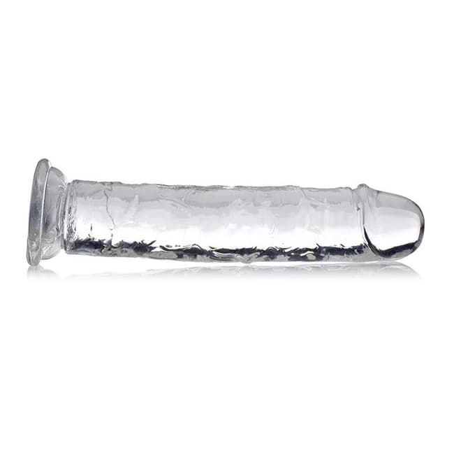 Jock C-thru 8in Clear Dildo Tpe - Image 2