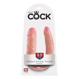 King Cock Double Trouble Medium Flesh, image 5