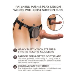 King Cock Elite Comfy Silicone Body Dock Kit, image 5