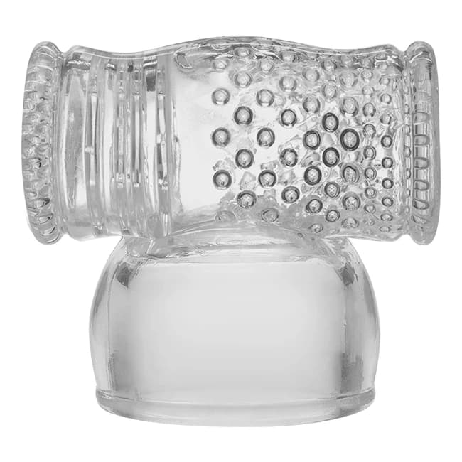 Kink Wand Attachment Cock Stroker Clear - Image 1