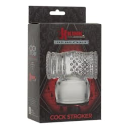 Kink Wand Attachment Cock Stroker Clear, image 2