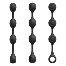 Kink Weighted Silicone Anal Balls Black, image 3