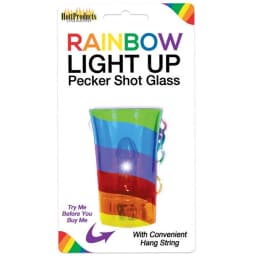 Light Up Rainbow Pecker Shot Glass - Image 2