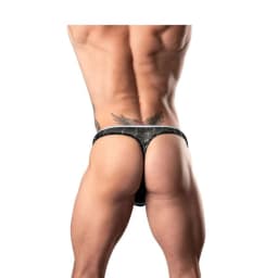 Marble Mesh Thong, image 6