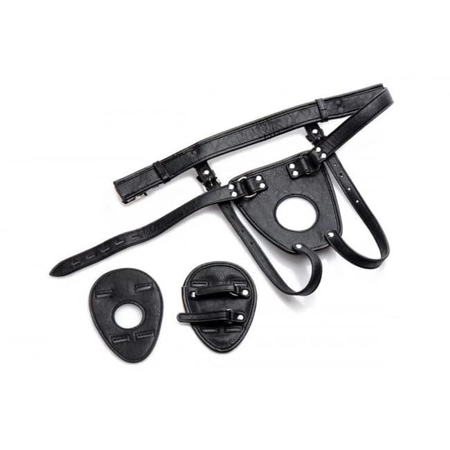 Master Series Ass Holster Anal Plug Harness - Image 1