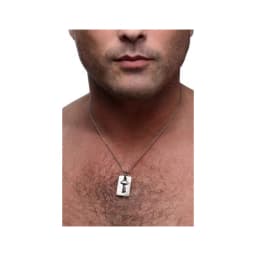 Master Series Cuffed Locking & Key Necklace, image 6