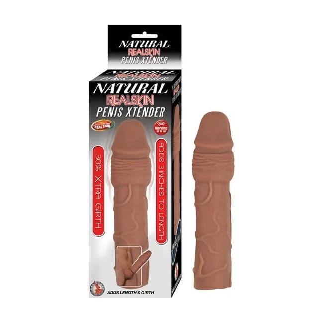 NATURAL REALSKIN PENIS XTENDER -BROWN  - Image 1