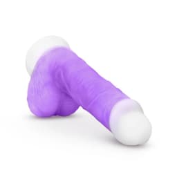 Neo Elite Encore 8 Vibrating Dildo Purple " - Image 4