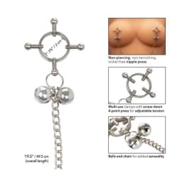 Nipple Grips 4-Point Nipple Press W/ Bells, image 4