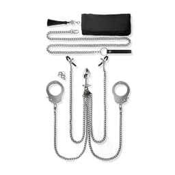 Nixie Interchangeable 8pc Bondage Kit Silver - Image 2