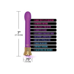 Nixie Jewel Satin Bulb Vibe Amethyst - Image 4