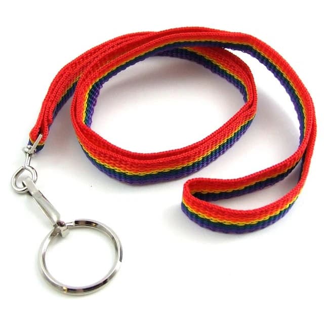 Nylon Lanyard W/key Ring - Image 1