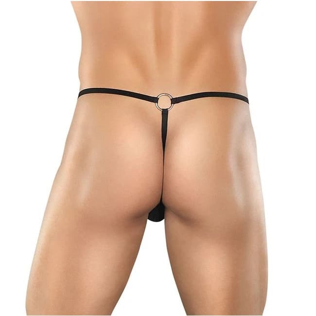 Nylon/spandex G-string W/front Ring O/s - Image 1