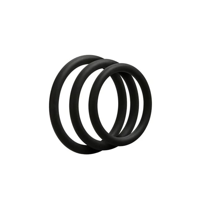 OPTIMALE 3PC C-RING SET THIN BLACK  - Image 1